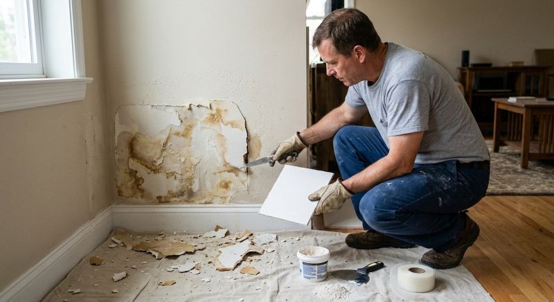 Basement Drywall Repair in Wilmington, NC