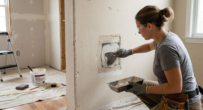 Bedroom Wall Repair in Wilmington, NC