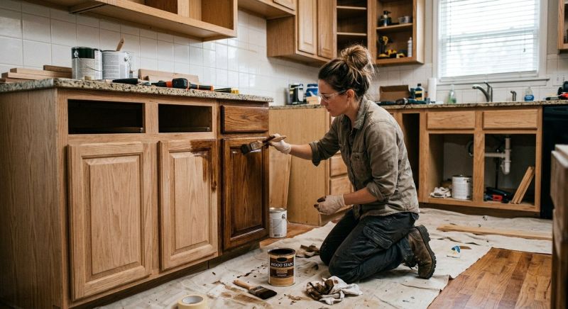 Cabinet Staining Service in Terre Haute, IN