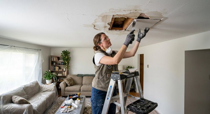 Ceiling Crack Repair in Alpharetta, GA