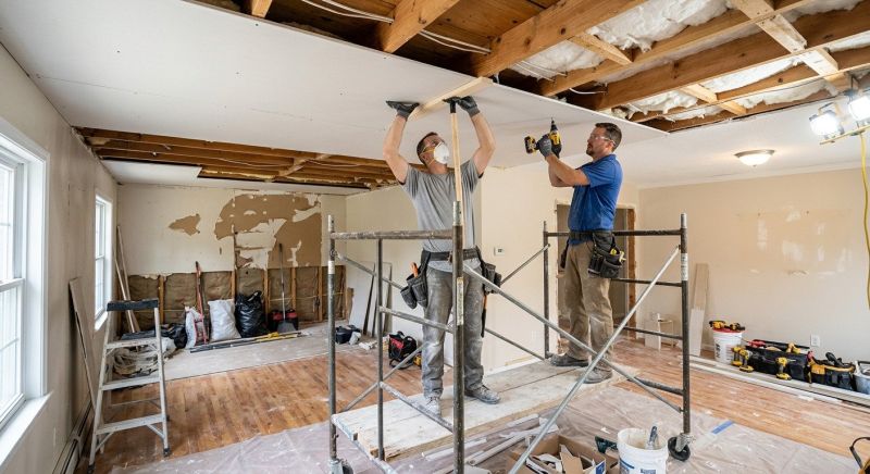 Ceiling Drywall Installation in Wilmington, NC