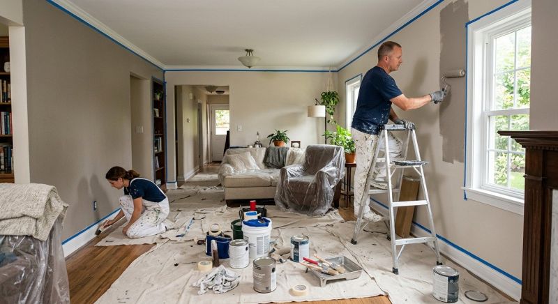 Ceiling Painting Service in Kansas City, KS