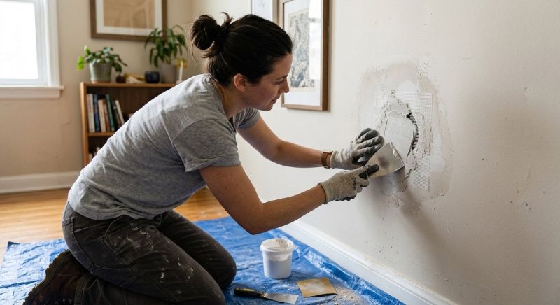 Drywall Crack Repair in Conroe, TX