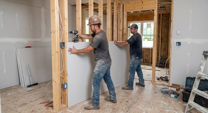 Garage Wallboard Installation in Olathe, KS