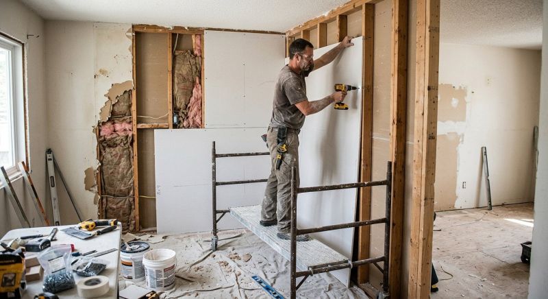 Gypsum Board Installation in Wilmington, NC