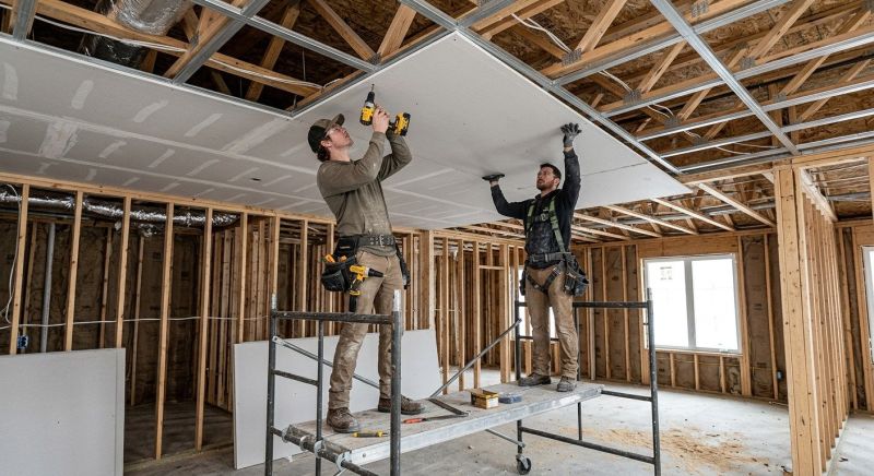 House Drywall Installation in Wilmington, NC