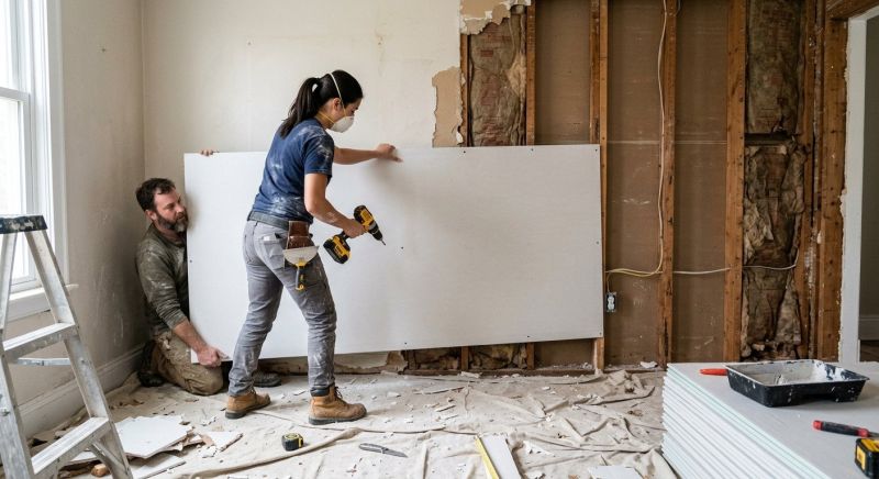 House Drywall Installation in Olathe, KS