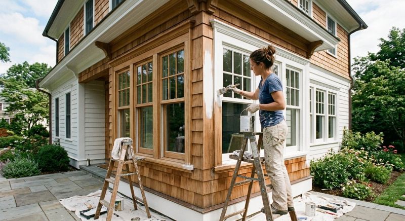 Interior Trim Staining in Wilmington, NC