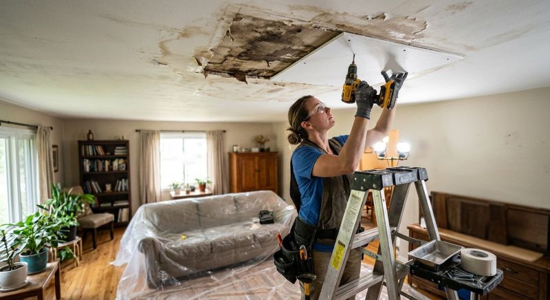 Kitchen Ceiling Repair in Kansas City, KS